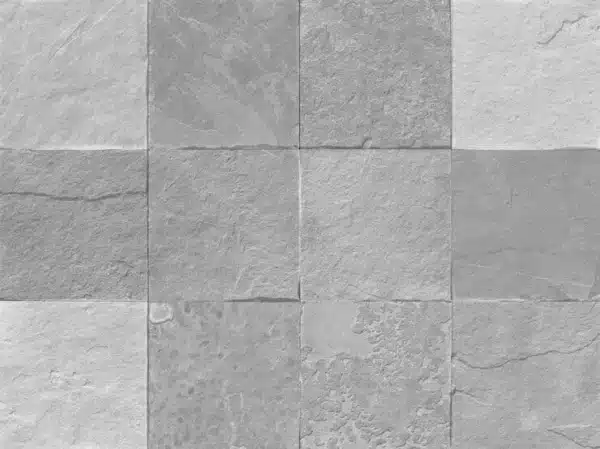 Tiled stone wall