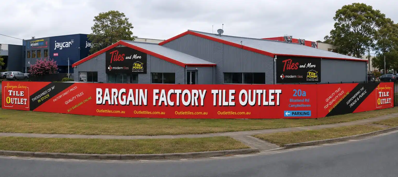 Bargain Factory Tile Outlet showroom