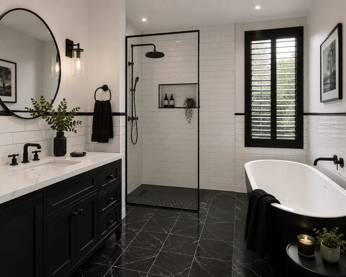 Black & White Combinations